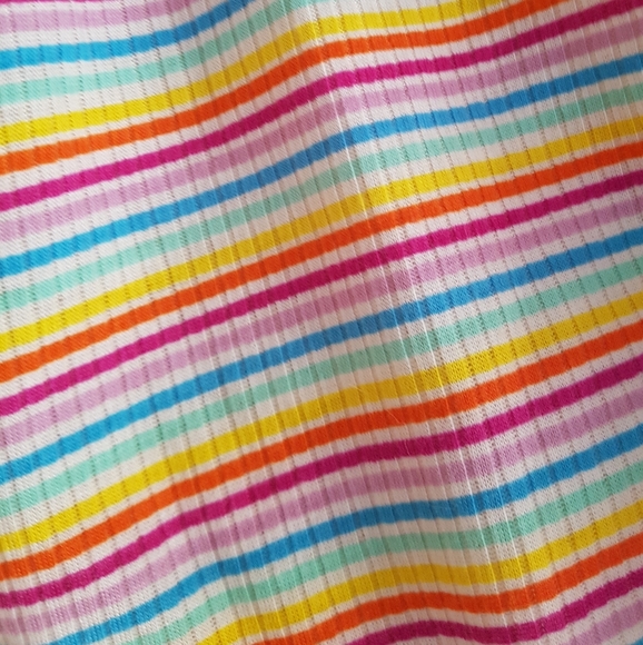 Multi Coloured Striped Bodysuit - Picture 3 of 4